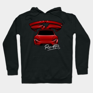 Roadster Electric Engine Car Hoodie